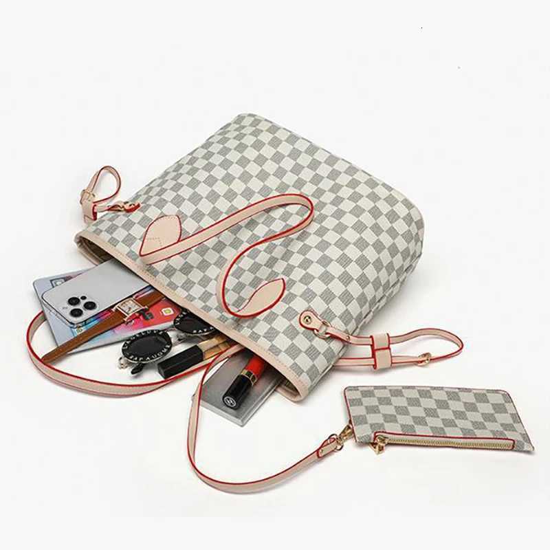 New Fiable Wens Bags European and Style Plaid Casual Bags Large-Capacity Trendy Handbags High-End Y251209