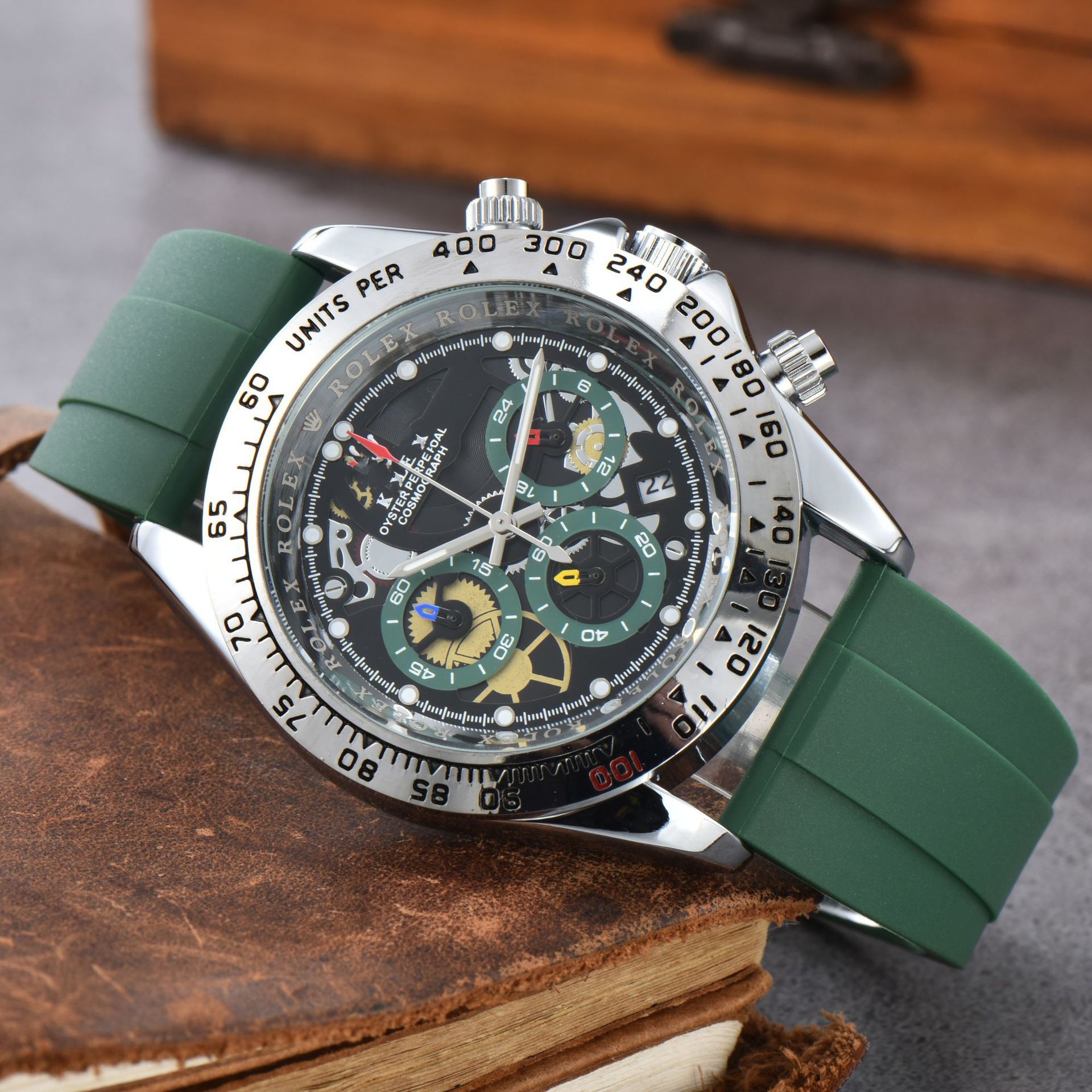 New Top-brand multi-functional men's wristwatches with stylish silicone straps - wholesale of men's wristwatches
