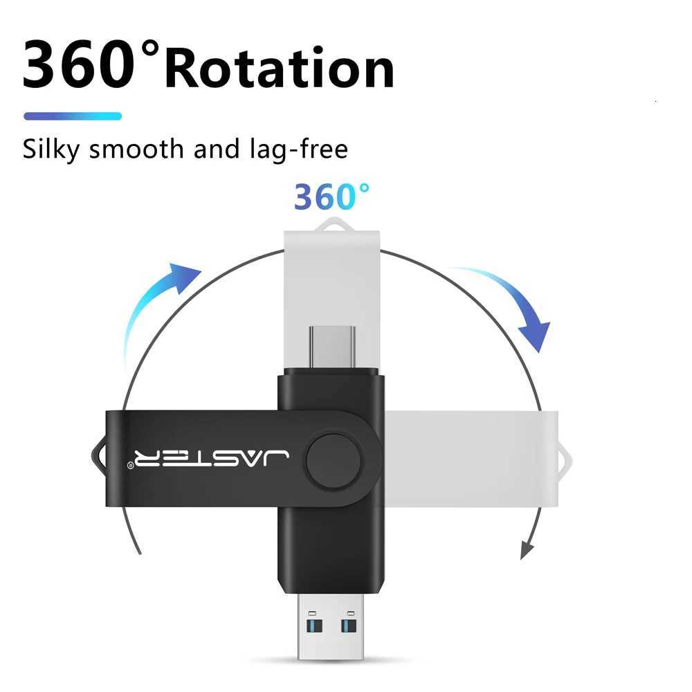 Metal OTG 2 IN 1 Type C pen drive 128GB usb memory stick 4GB 8GB 32GB 64GB 128GB cle usb cle usb flash drive memoria usb C251209