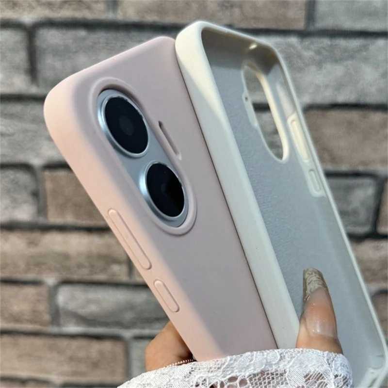 Case For F7 5G Redmi Turbo 4 Pro Case Luxury Liquid Soft Silicone Cfortable Feel Built in Flocking Cover Bumper C251209