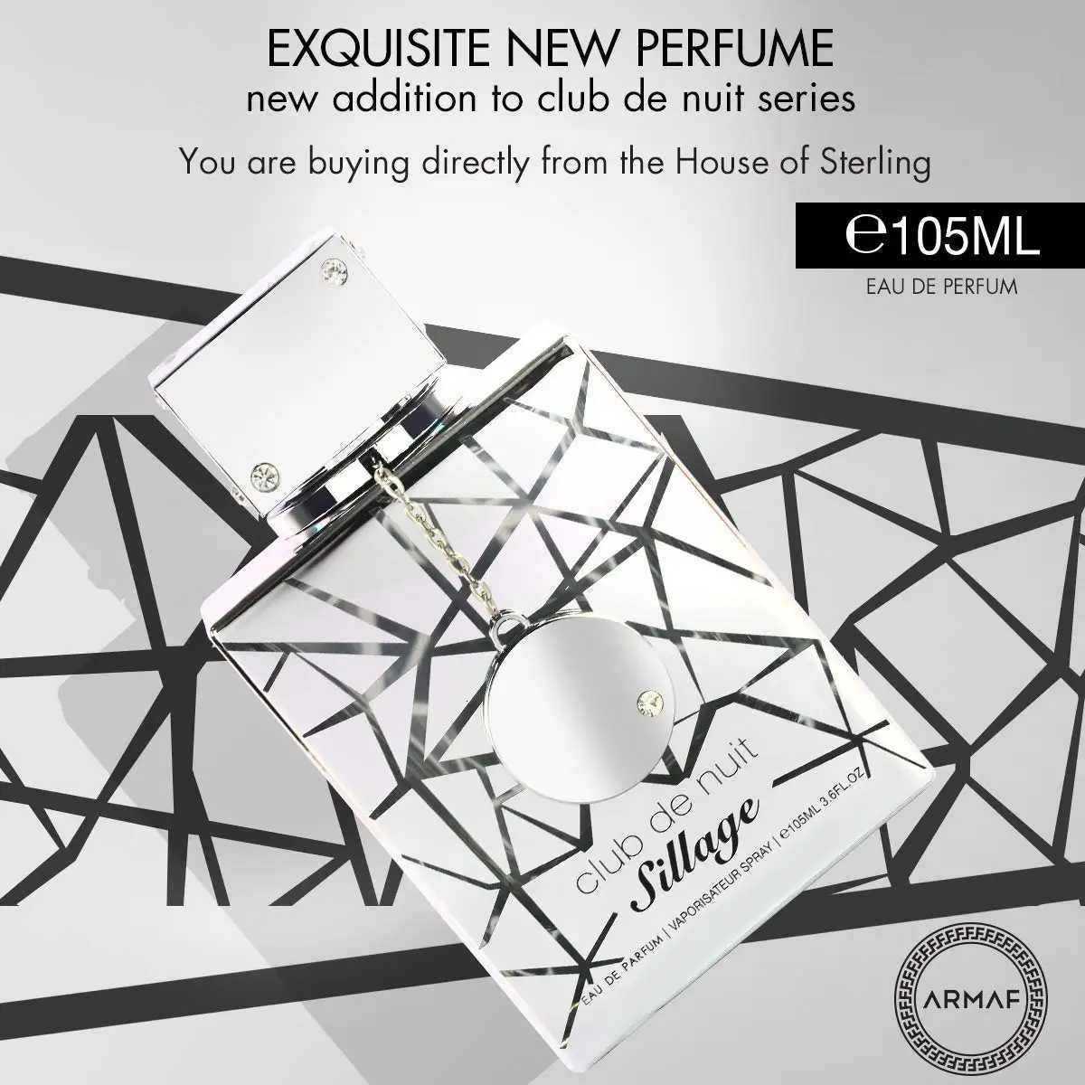 Armaf Club De Nuit Sillage For Unisex Eau de Parfum Spray 36 OunceT251209
