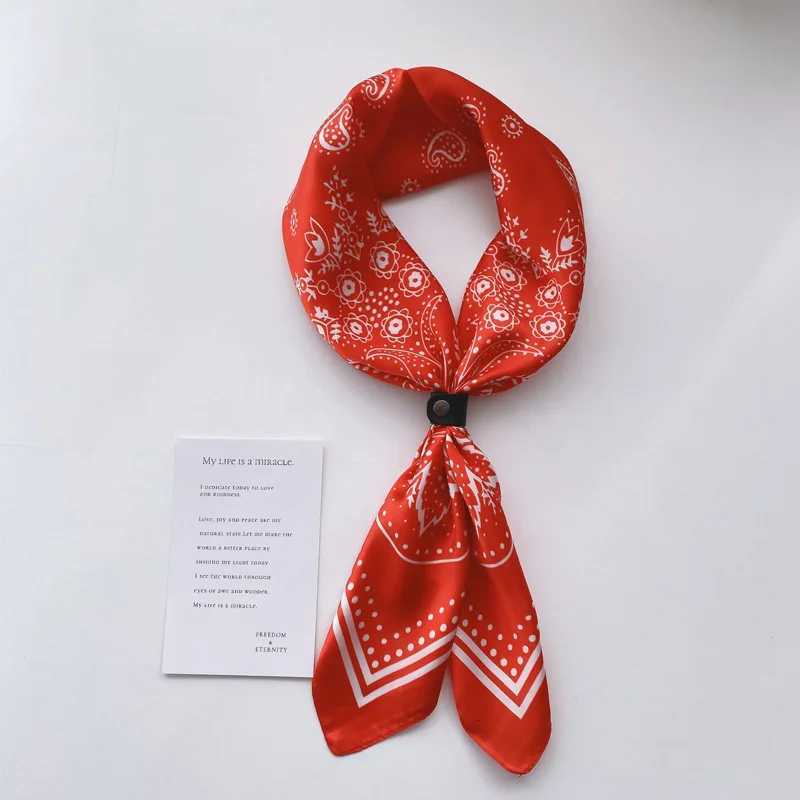 Luxury Paisley Print Silk Square Scarf Women Luxury Design 7070cm Soft Satin Hairband Neckerchief Office Hijab Headband Foulard Gift Y251208