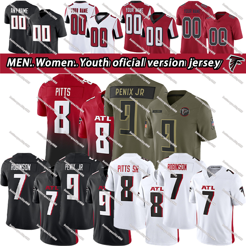 Atlantacity Falcon jersey Bijan Robinson 18 Kirk Cousins Drake London Kyle Pitts Michael Vick Younghoe Koo Jessie Bates Michael Penix Jr Football Jerseys