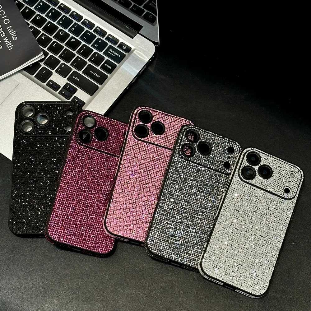 Fashion Girl Wind Glitter Sparkling Diamond Phone Case For iPhone 17 16 15 14 13 Pro Max 17Prax Glowing Diamond Sparkle Cover C251209