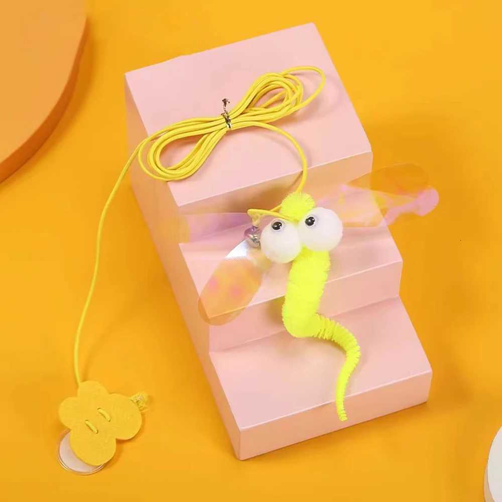 1PC Cat Hanging Cat Toy Hanging Door Elastic Rope Cat Stick Feather Pet Supplies For Cats And Dogs M251209