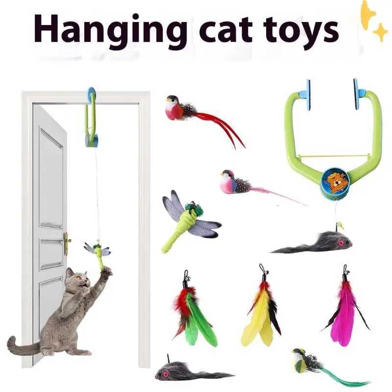 The New Type Of Cat Electric Smart Hanging Door Toy Is A Self-entertainment Entertaining And Cat-teasing Wonder M251209