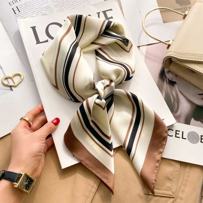 Luxury Luxury Silk Shawl Square Scarf Women Summer Hijab Wraps Neckerchief Female Hair Bands Ribbon Headband Bandana Foulards Femme Y251208