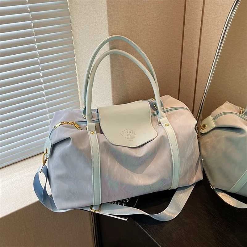 Large-capacity short-distance travel bag fiable and lightweight handbag swimming business trip and fitness storage bag Y251209