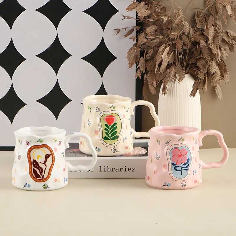 Handmade Ceramic g Flower Shaped Dreamy Premium Design High Value Coffee Cup Unique Souvenir Gift for Breakfast Water H251209