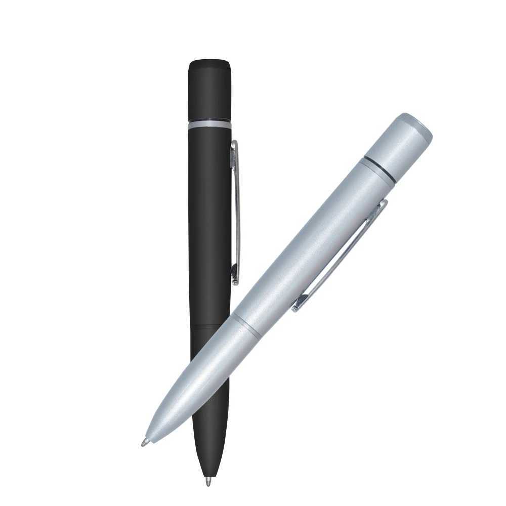 USB Flash Drive 128GB U Disk Fashion Ballpoint Pen Drive Memory Cards Real capacity 64GB 32GB 16GB 8GB Pendrive USB Flash Memory C251209