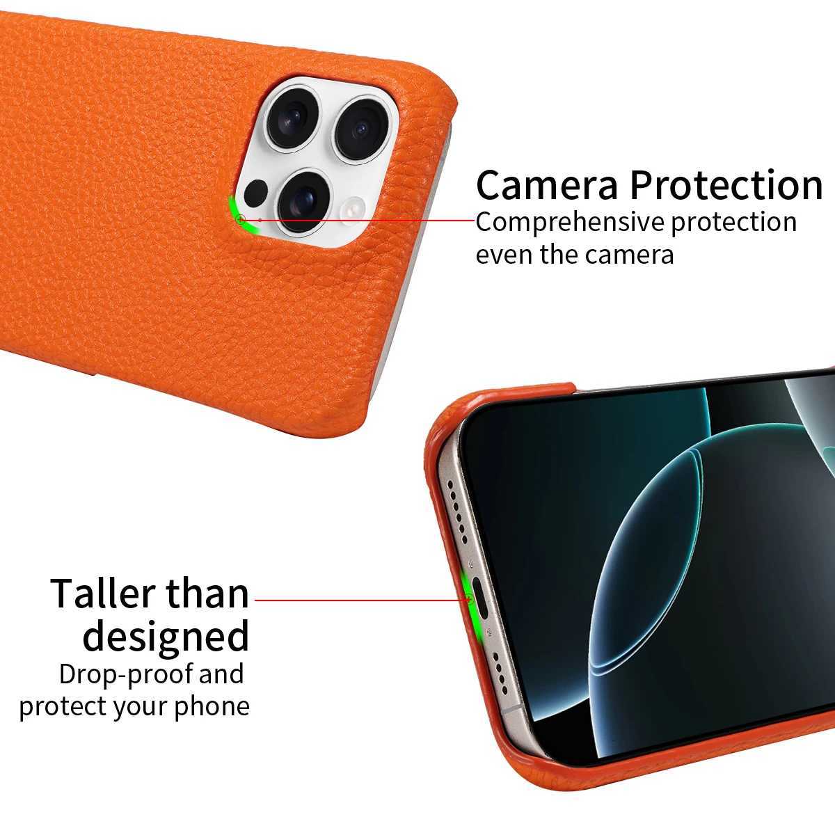 luxury High Quality Shock-proof Phone Case for Iphone 16e 16prax 16plus 15prax 15plus 14prax 14plus PU Leather Case C251209