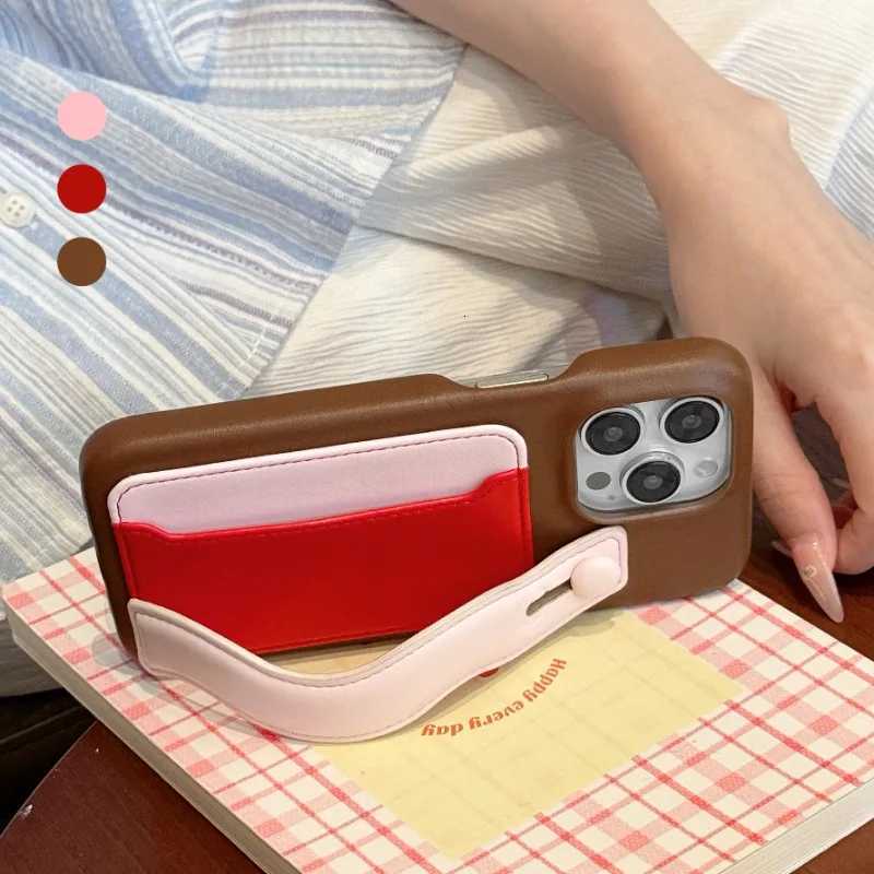 Luxury color matching wristband mobile phone case for IPhone 16Prax 16Pro 16 15 14 13 12 Prax Phone Case Funda C251209