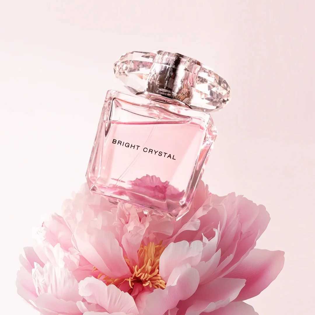 Elegant Floral Perfume for Women 90MLCrystal Diamond Bottle Romantic Light Fragrance Long Lasting Scent Perfect for DatingT251209