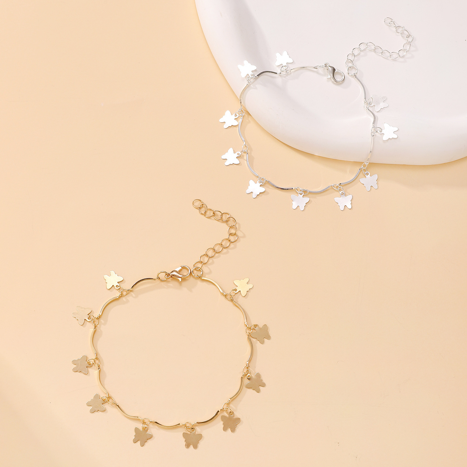 Tassel Pendant Luxury designer luxury Butterfly For Women free shipping Free Shipping Ethnic Style Personality Simple Beach Anklet