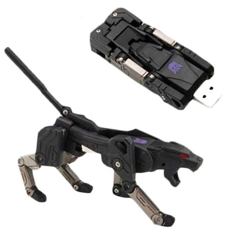 High-speed Plastic Deformed Dog 8GB 16GB 32GB 64GB 128GB USB Flash Drive Pen Drive Memory Disk Pen drives C251209