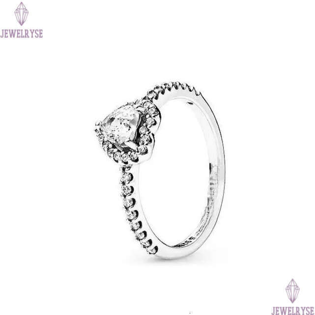 S925 silver luxury love double heart designer ring for women shine crystal cz zircon diamond retro vintage band engagement rings jewelry