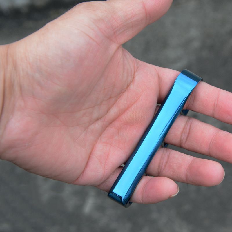 Sturdy brass knuckles Knuckle Duster Boxing Self Defense Four Finger Buckle Window Breaker Outdoor EDC Tool - view 5