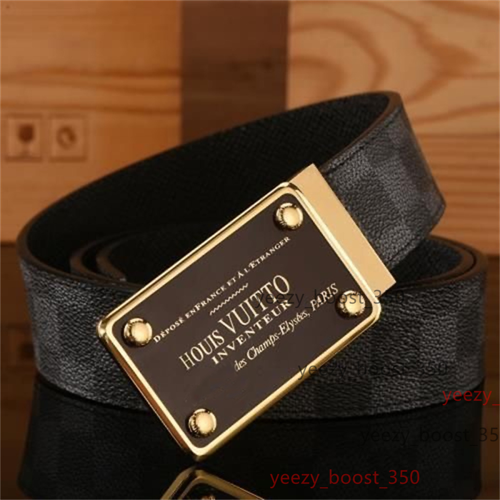 Men belts desinger men designer belt mens Belt Leather Business Womens Classic Buckle Cowhide 38cm louis vuittonly lvs lvt louisvuitton louise louievuitton LVBELT