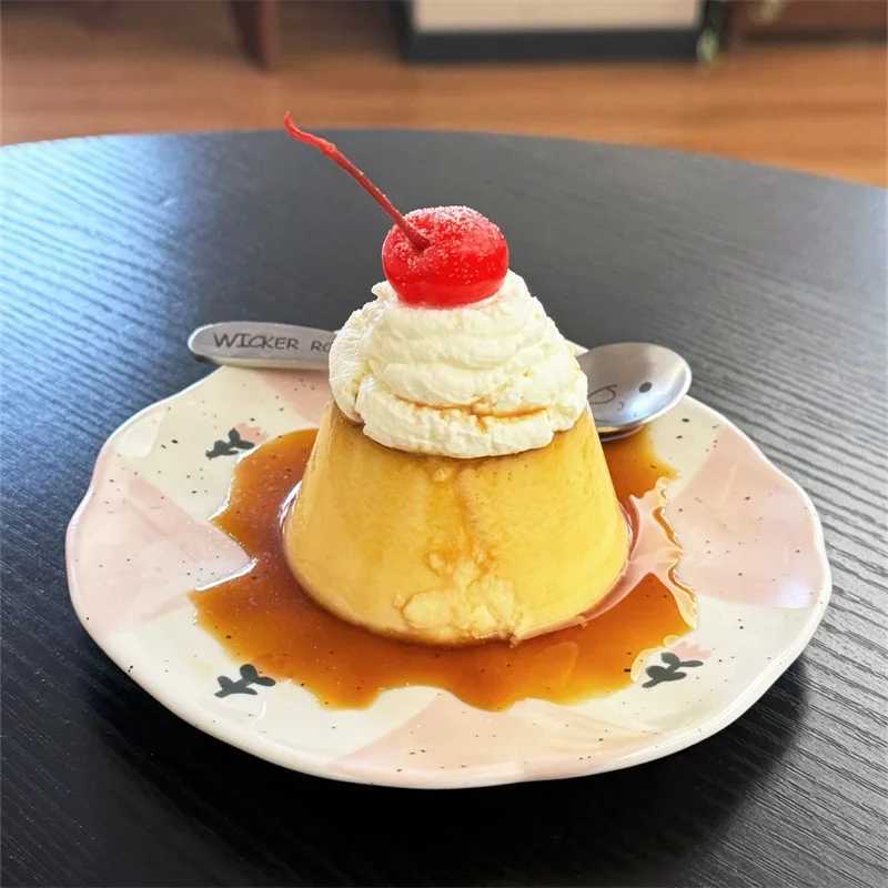 Ceramic g Coffee Funnel Ink splash art Cups Hand pinch Irregar g Handpainted Ceramic Coffee Cup Breakfast milk Cup Saucer H251209