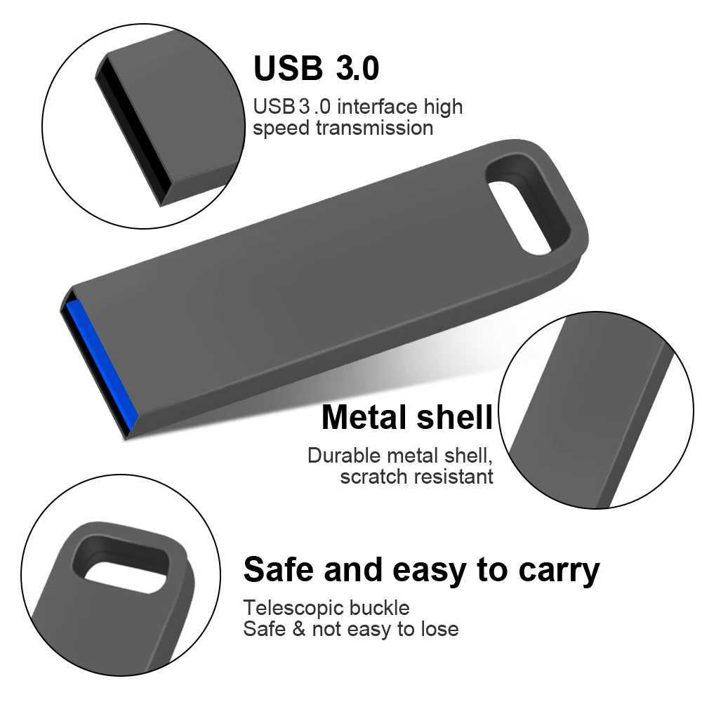 Hot S Metal 30 USB Flash Drive 128GB Pen Drive 16GB 32GB 64GB USB Stick 3 0 Flash Drive High Speed Pendrive cust C251209