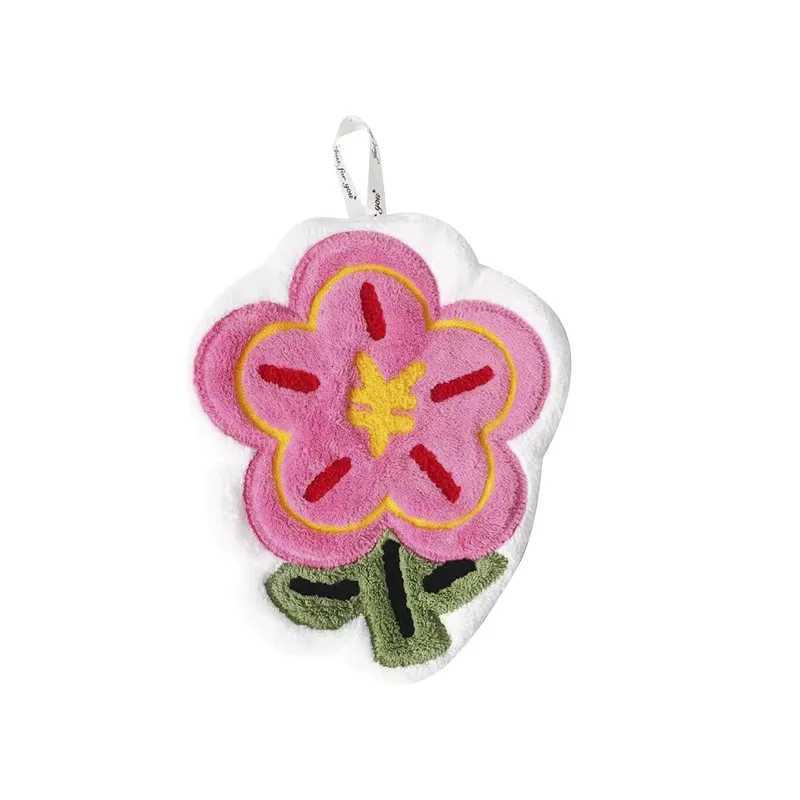 Hand towel hanging style kitchen and bathroom creative towel bathroom absorbent and odorless quick drying hand towel C251210