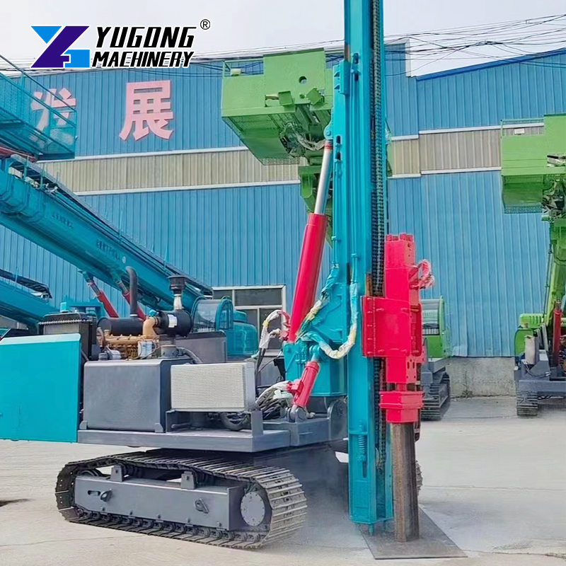 Crawler Solar Pile Driver with Easy Maintenance for Reduced Downtime and Increased Productivity: Keep Your Piling Operations Running Smoothly