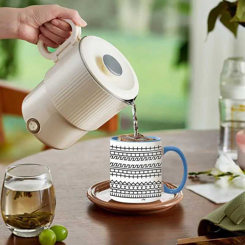 1183 oz Coffee Mug with Handle Tea Cup Novelty Microwave-Safe Coffee Cup Ceramic Drinking Cup Desktop Ornament for Kitchen Home C251210