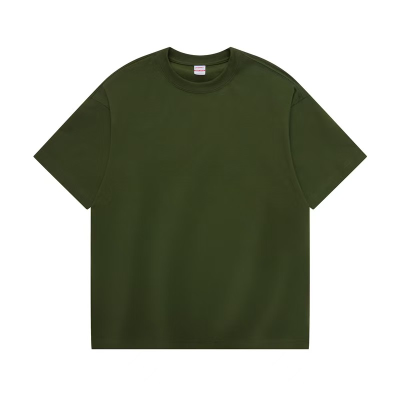 Unisex Oversized Brown Crew Neck T-Shirt Short Sleeve Loose Fit Casual Basic Tee for Daily & Street Style CF26271