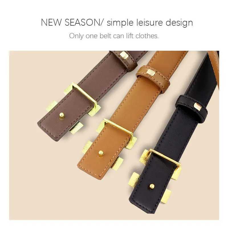 Luxury High Quality 25cm Width Leather Belt for Women Fashionable Metal Strap Ladies Belt Stylish Accessory for Womens Jeans Y251210