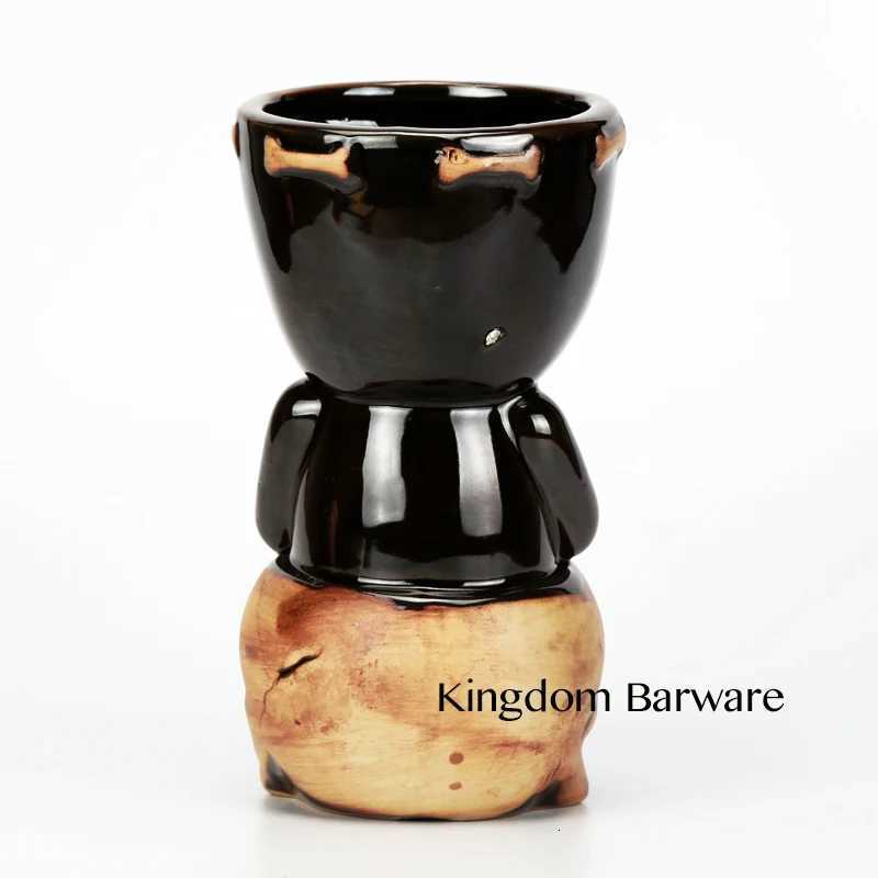 Skull Doll Tiki Mug Cocktail Cup Beer Wine Mug Ceramic Tiki Mugs Art Crafts Creative Hawaii Mugs C251210