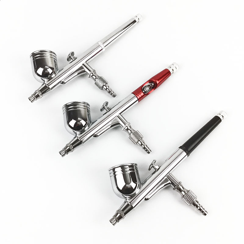 HD-130 External Adjustment Art Airbrush Set Model Spray Painting Nail Art Set 02 03 05 08m 210719