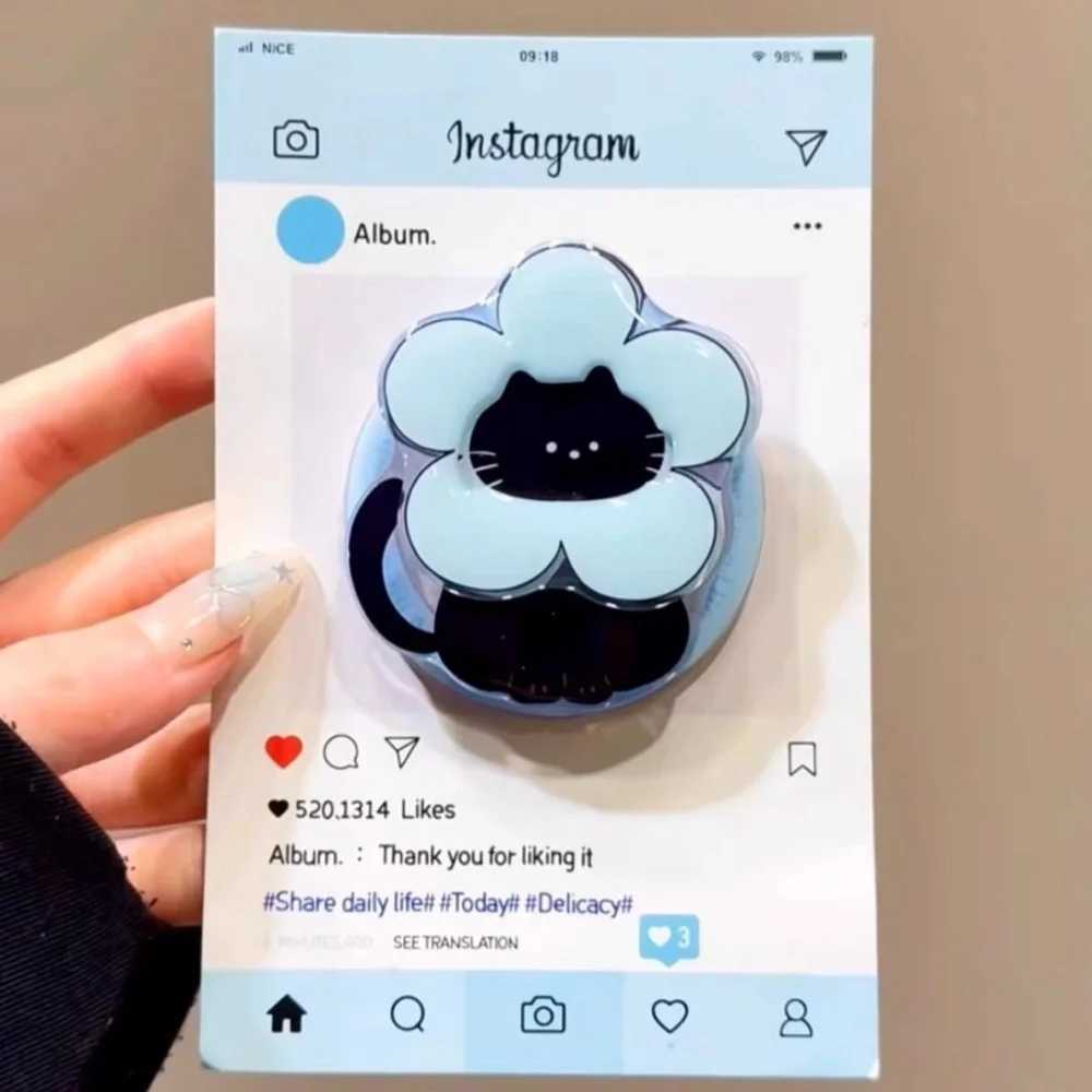 INS Cute Cartoon Scarf Kitten For Griptok Holder Phone Finger Ring Stand port For iPhone 16 Girl Bracket C251210