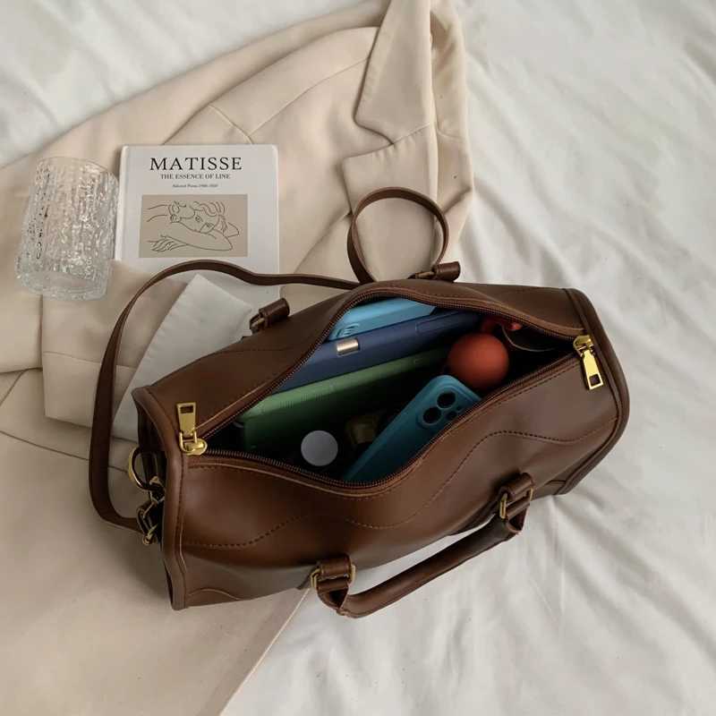 Wens Bags Large Capacity Travel Bag Sports Gym Bag Outdoor Shoder Crossbody Bag Weekend Duffle Bag Fem Handbag and Purse Y251209