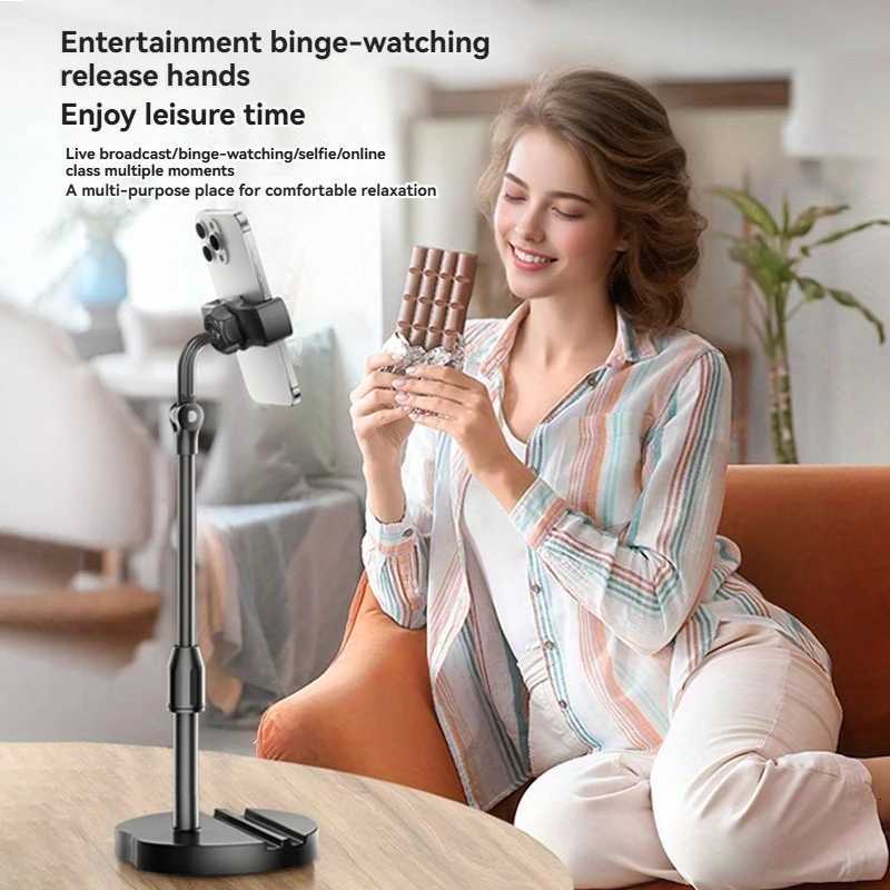 Special for you Exclusive offer 360 Rotatable Weighing Anti-slip Base Desktop Lazy Folding Adjustable ible Phone Stand C251210