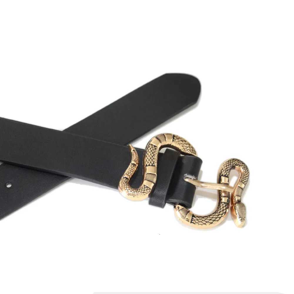 Luxury Fashion Luxury Women Belt New Snake Buckle Pu Leather Belt for Ladies Dress Jeans Clothes Accessories Leather Women Belt Y251210