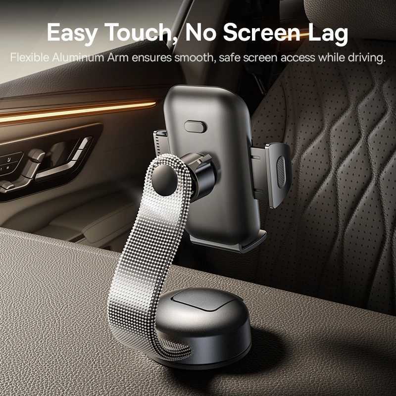 Baseus Car Phone Holder Mobile Phone Holder Car Mount For iPhone Foldable Holder Dashboard Sucker Stand C251210