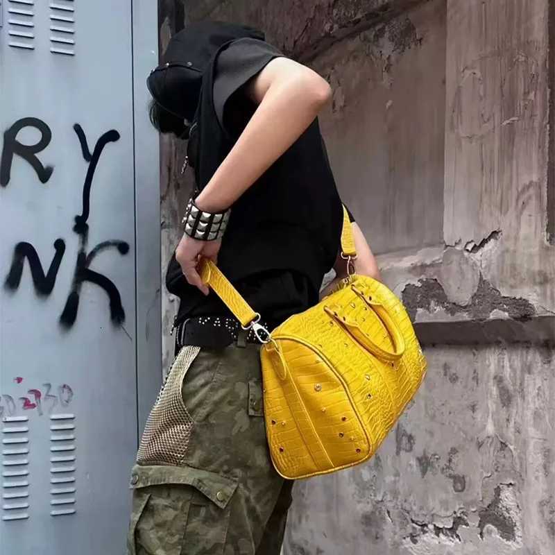 Large Capacity Travel Duffels Storage Bagodile Pattern Color Diamds Crossbody Shoder BagCmuter Street Trend Tote Bag Y251209