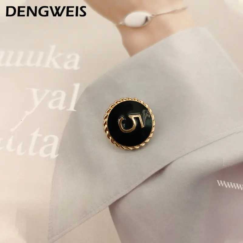 Five Number Round Metal Luxury Sewing Accories Button For Clothing Coat Accory Handmade DIY Material Decoration 6pcs/lot Y251210