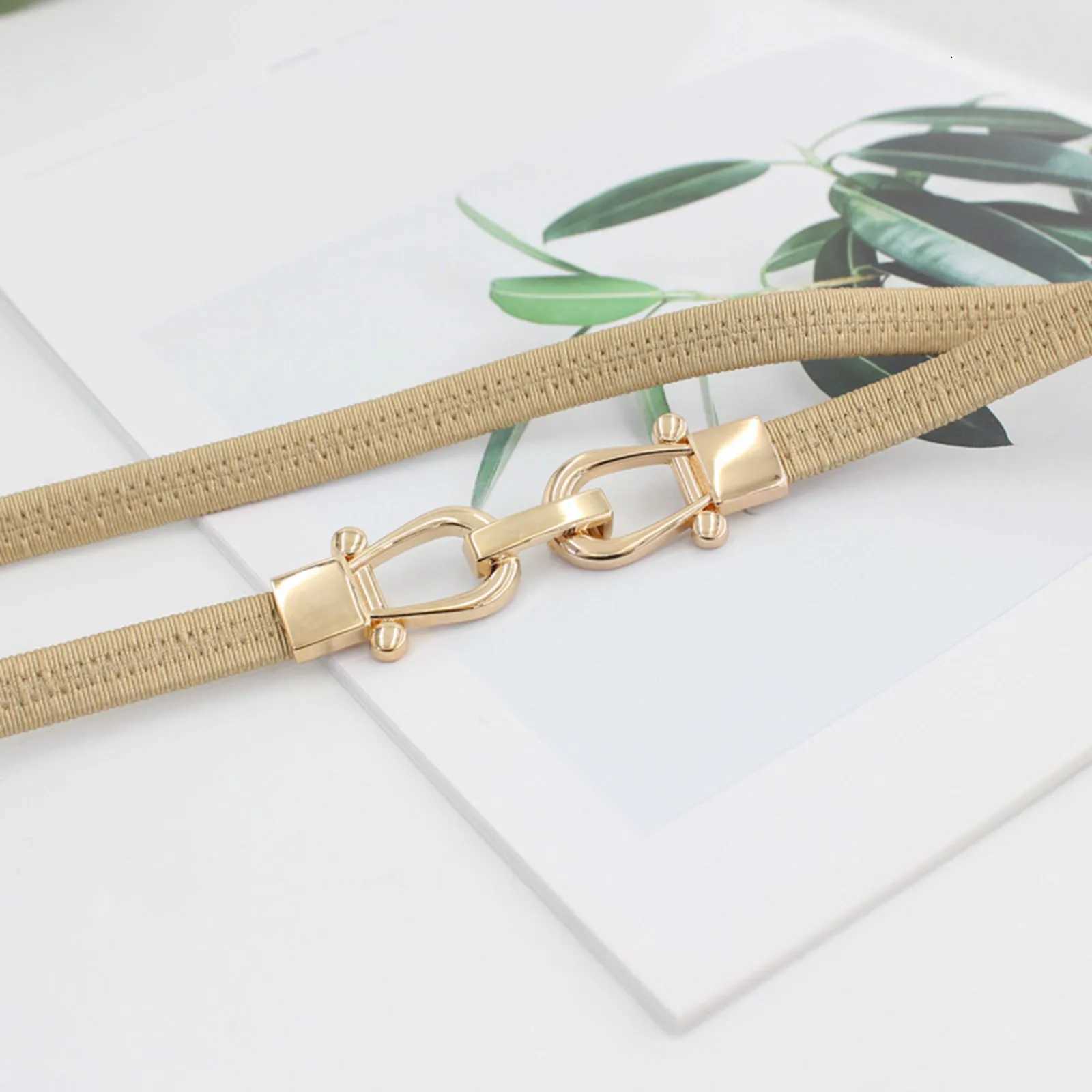 Luxury Famous Brand Belts Quality Luxury WomenS Belt WomenS Inset Style Decoration Gold Hook And Skirt Slim Waist Y251210