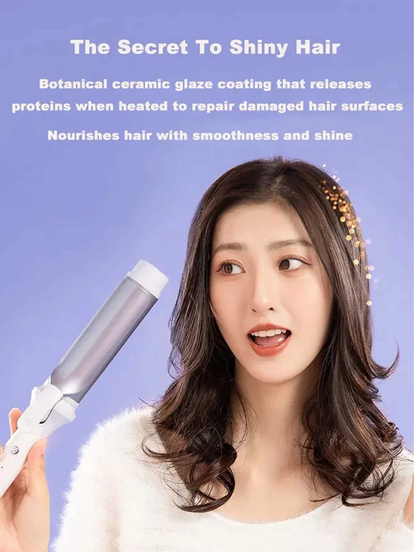 Negative Ion Curling Wand 40mm Large Volume Hair Harmless Long Lasting Styling Wave Bangs Large Perm WandT251210