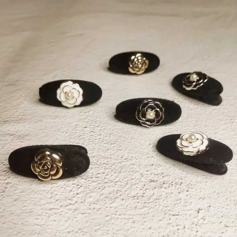 Vintage lia Mini Clips French cking Small Side Hair Clip Plant wers Hairpins Heaear Korean Girl Hair Accories Y251210