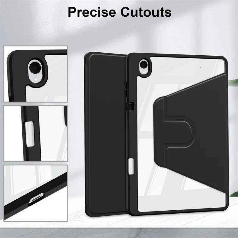 For Galaxy Tab S11 5G 11 inch 2025 Case SM-X730 Acrylic Rotating Stand Tablet Funda For Tab S11 2025 SM-X736 11 Shell H251210