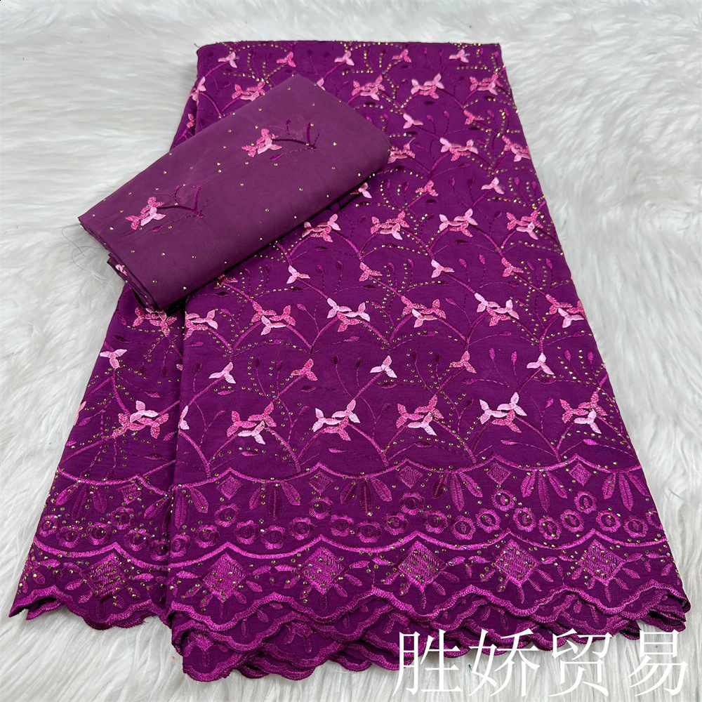 Fabric and Sewing Lafaya 2023 High Quality African Lace Swiss Cotton Nigerian Fabrics Voile In Switzerland 230727