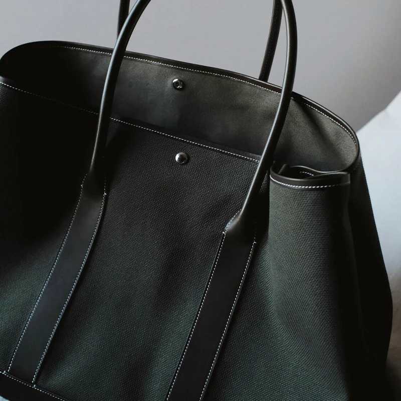 Wens Large Capacity Canvas Tote Bag Crossbody Bag High-End Cmuter Shoder Bag Mtifunctial Travel Shopping Bag Handbag Y251209