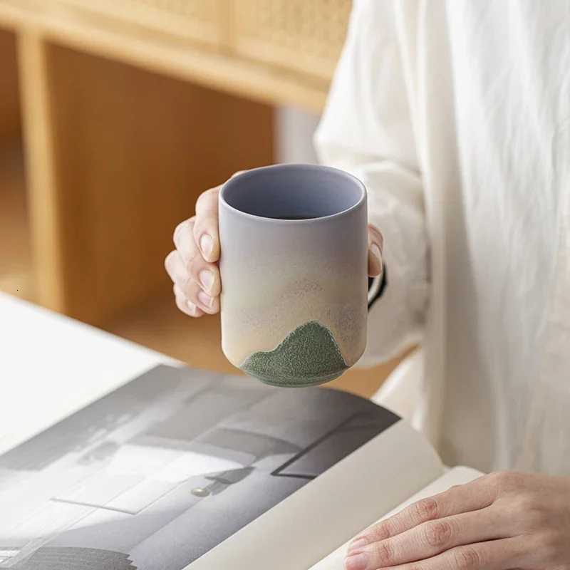 Japanese CeramicTeaCup - Handmade RoughPotteryMaster Cup for GongfuBrewing Coffee Water Traditional Kiln-Fired Tea Tasting Set C251210