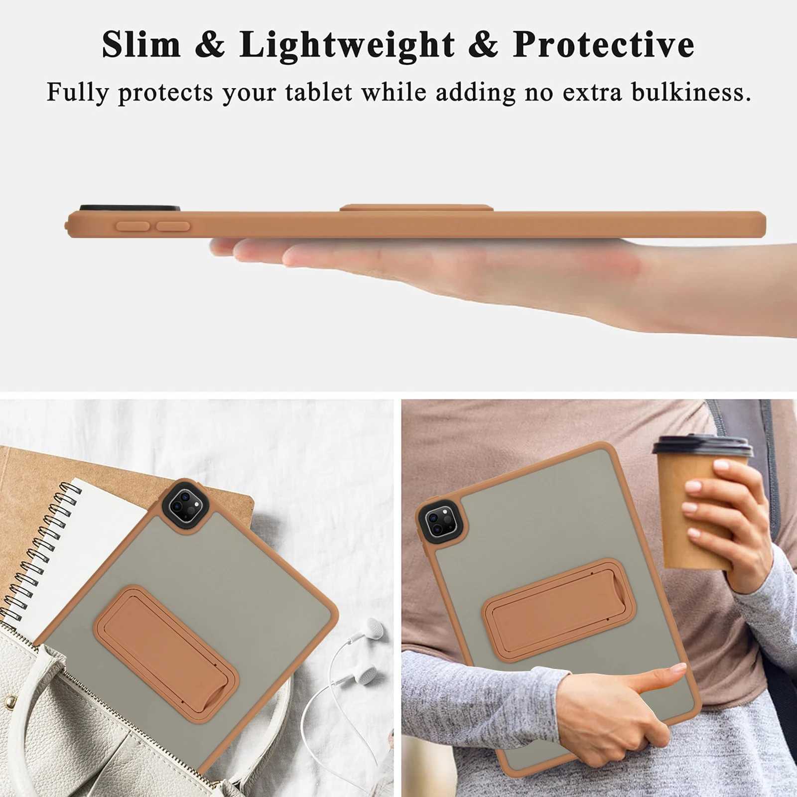 Stand Case For iPad 2024 2025 10th Generation Air Pro Mini 4 5 6 7 8 9 102 109 11 129 13 inch Tablet Case Kickstand Cover H251210