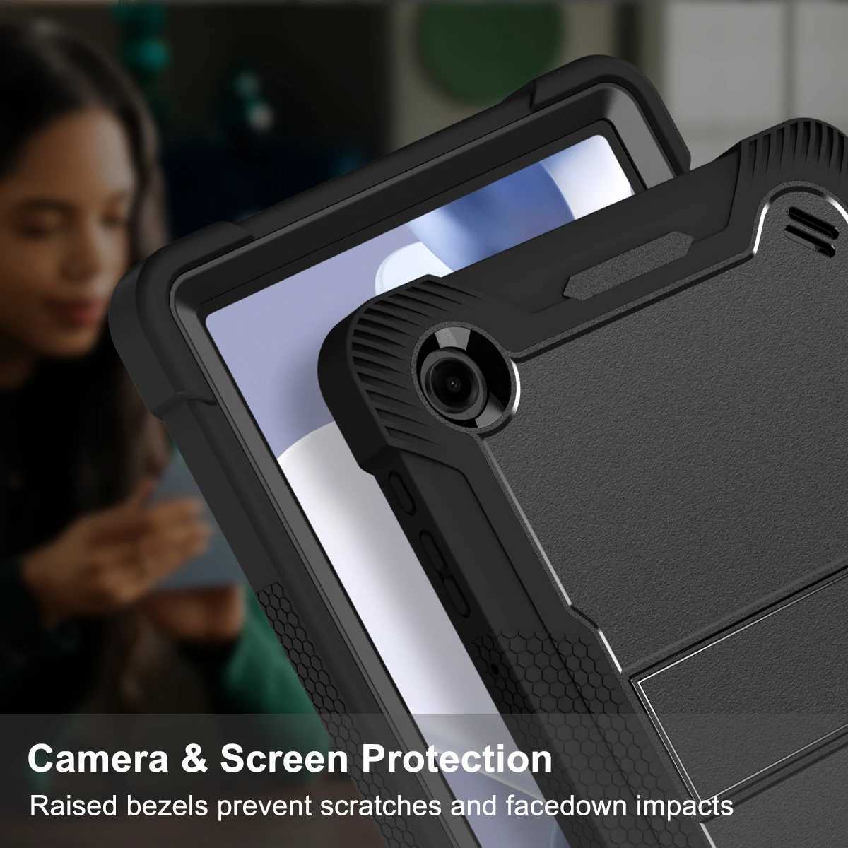 Heavy Duty Protective Case for T-Mobile Revvl Tab 2 101 inch 2025 Tablet Stand Cover for Revvl Tab2 5G 101 Built-in Kickstand H251210