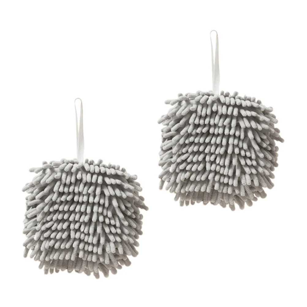 2pcs Hand Drying Chenille Hand Towels Quick Dry Bathroom Kitchen Kids Adult Use Portable Washable Soft Decorative Towels C251210