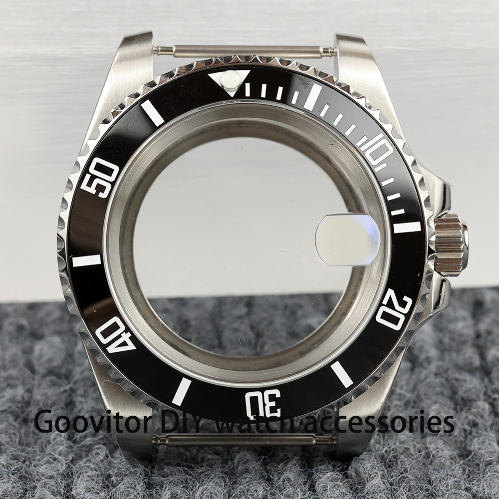 40MM NH35 Case Stainless steel Sapphire glass 100m waterproof for NH34 NH35 NH36 Movement 28.5mm Dial Submariner gmt Watch Case