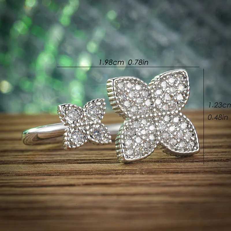 2025 New Gold Sier Color Adjustable wer Rings for Wen Sparkling Wedding Engagement Designer Ring Fashion Jewelry Gifts Y251210